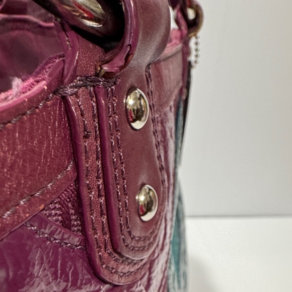 Coach Circle Patchwork East West Tote - Picture 3 of 14